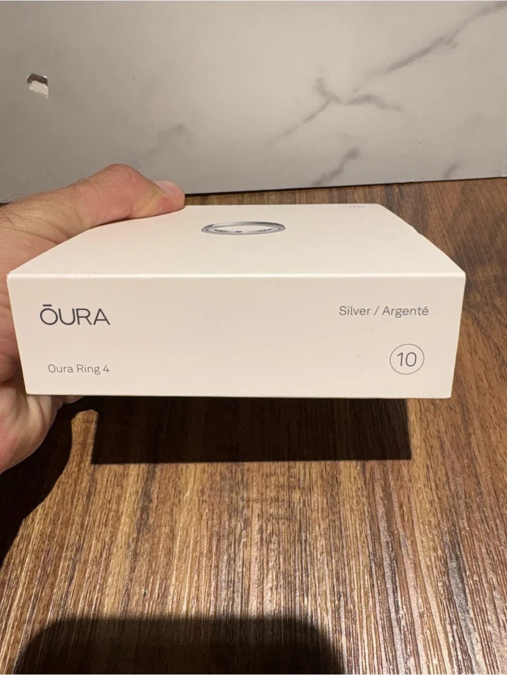 Oura Ring 4 Box - Silver (Size 10)